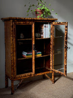 Load image into Gallery viewer, KEPT London Stock Antique tiger bamboo glazed cabinet
