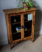 Load image into Gallery viewer, KEPT London Stock Antique tiger bamboo glazed cabinet

