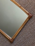 Load image into Gallery viewer, KEPT London Stock Arched bamboo mirror
