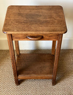 Load image into Gallery viewer, KEPT London Stock Art Deco oak side table
