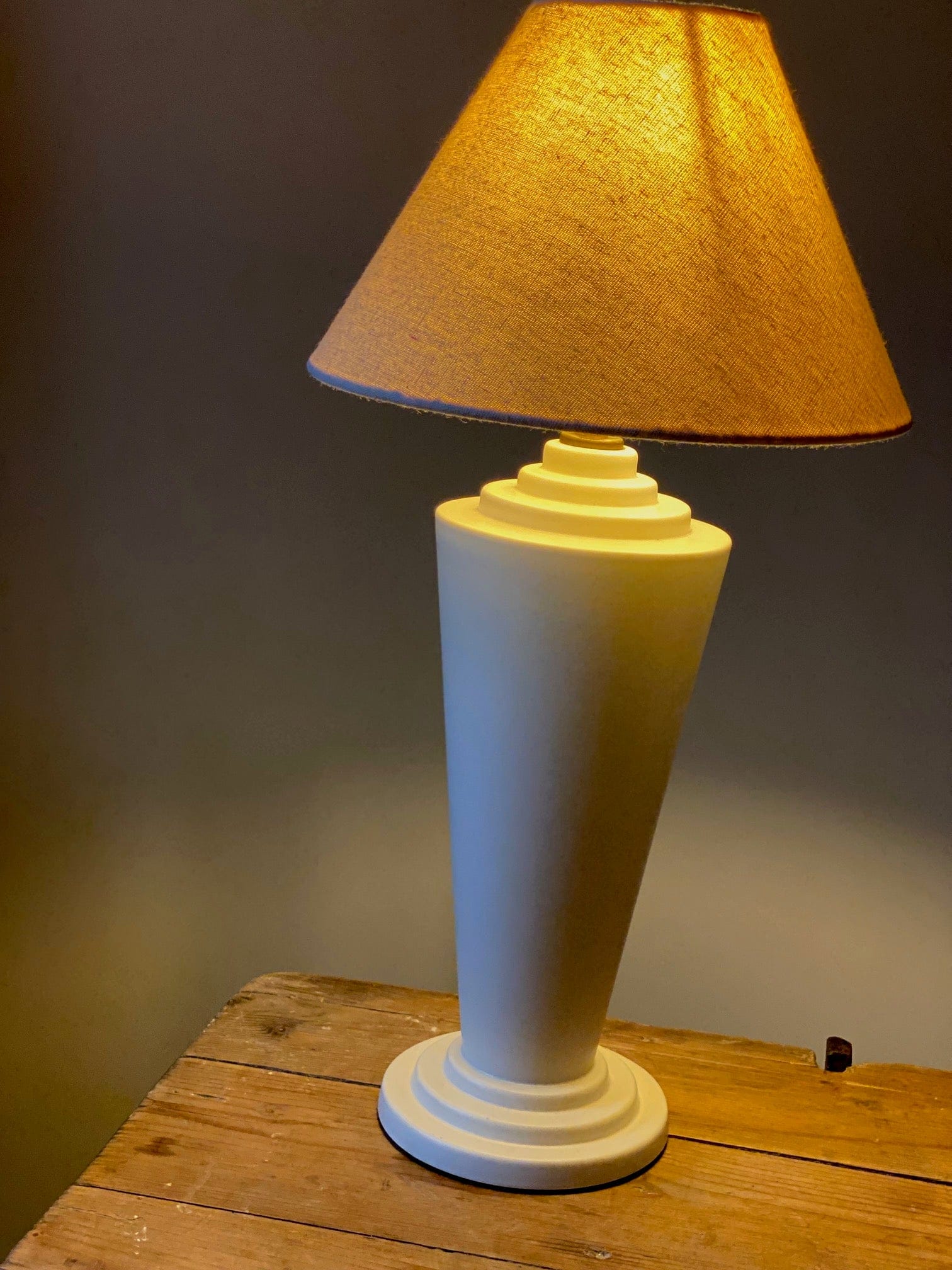 KEPT London Stock Art Deco style ceramic lamp