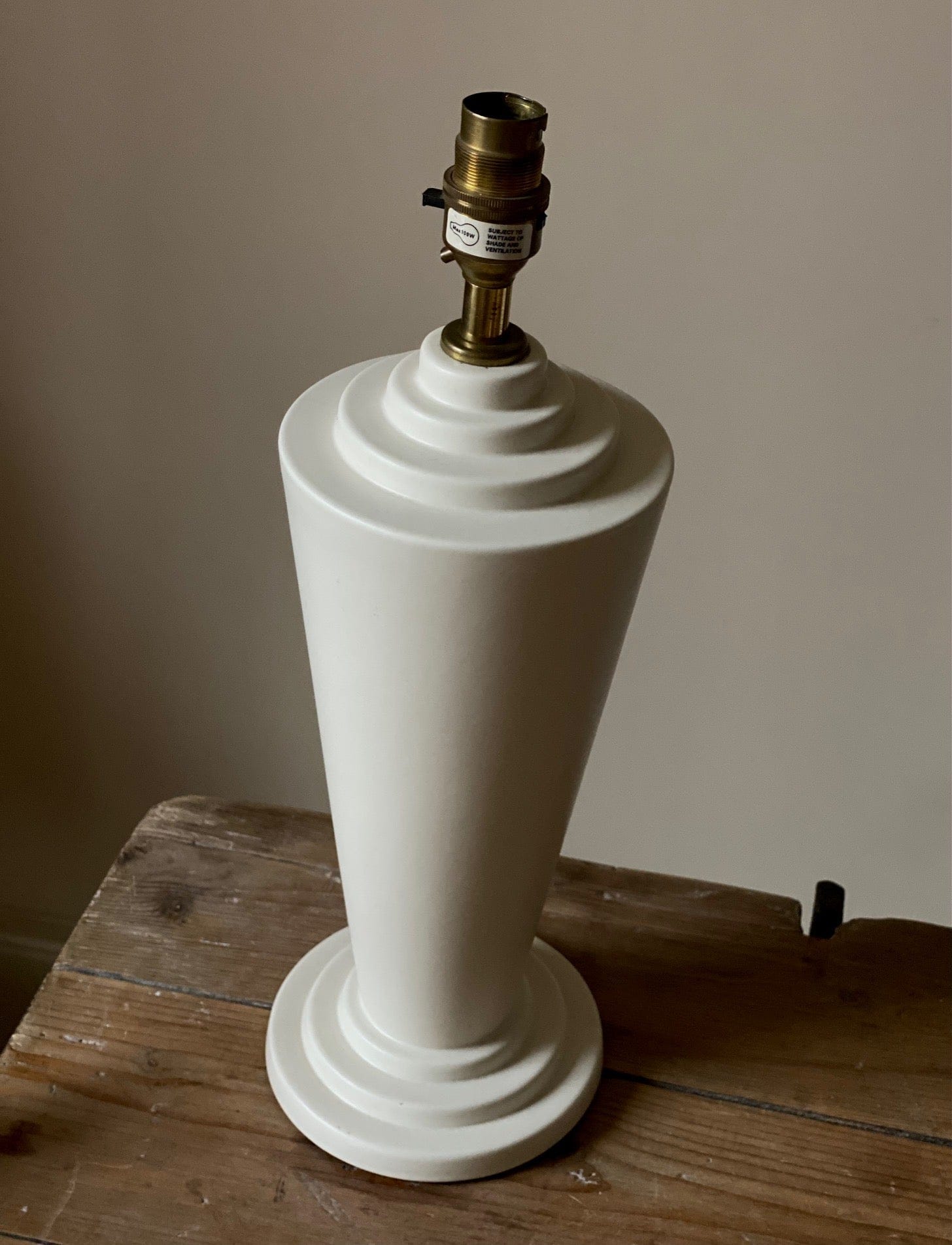 KEPT London Stock Art Deco style ceramic lamp