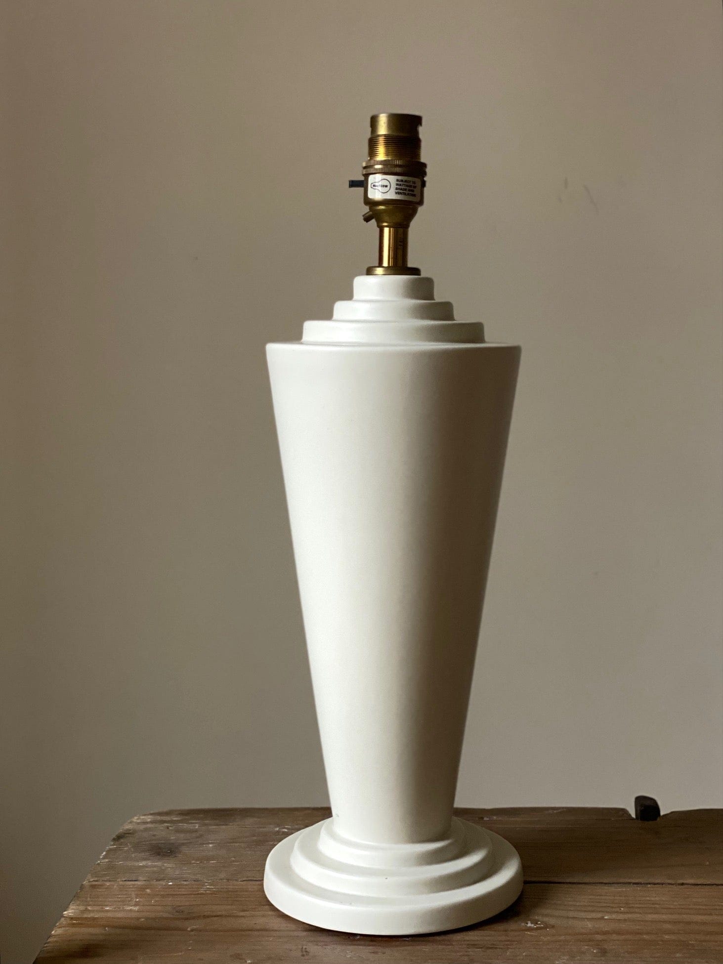 KEPT London Stock Art Deco style ceramic lamp