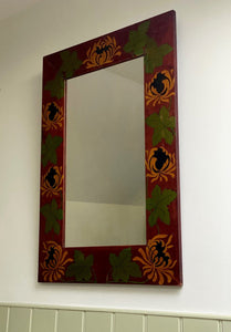 KEPT London Art Nouveau style painted mirror