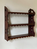 Load image into Gallery viewer, KEPT London Stock Arts &amp; Crafts three tier oak shelves
