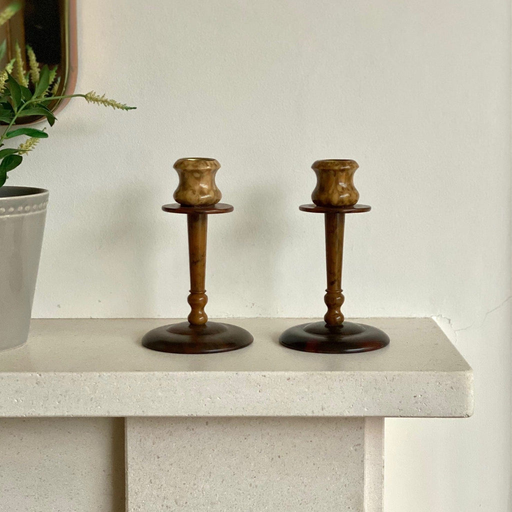 KEPT London Stock Bakerlite candlesticks