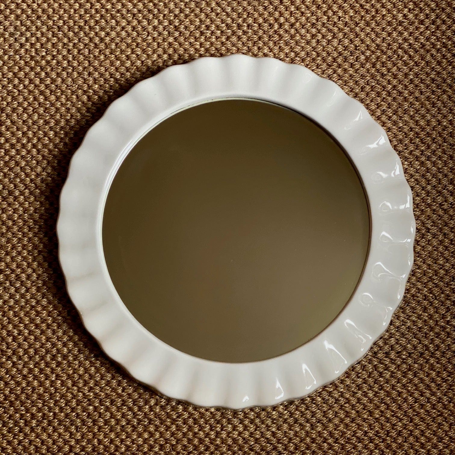 KEPT London Stock Balterley ceramic round mirror