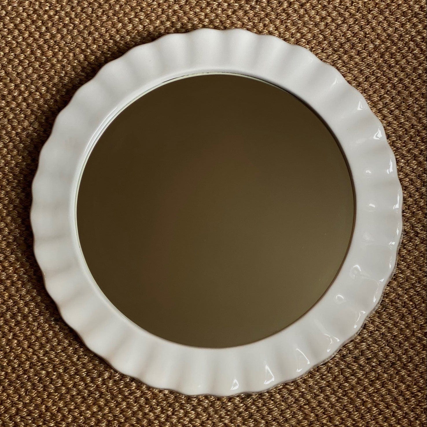 KEPT London Stock Balterley ceramic round mirror