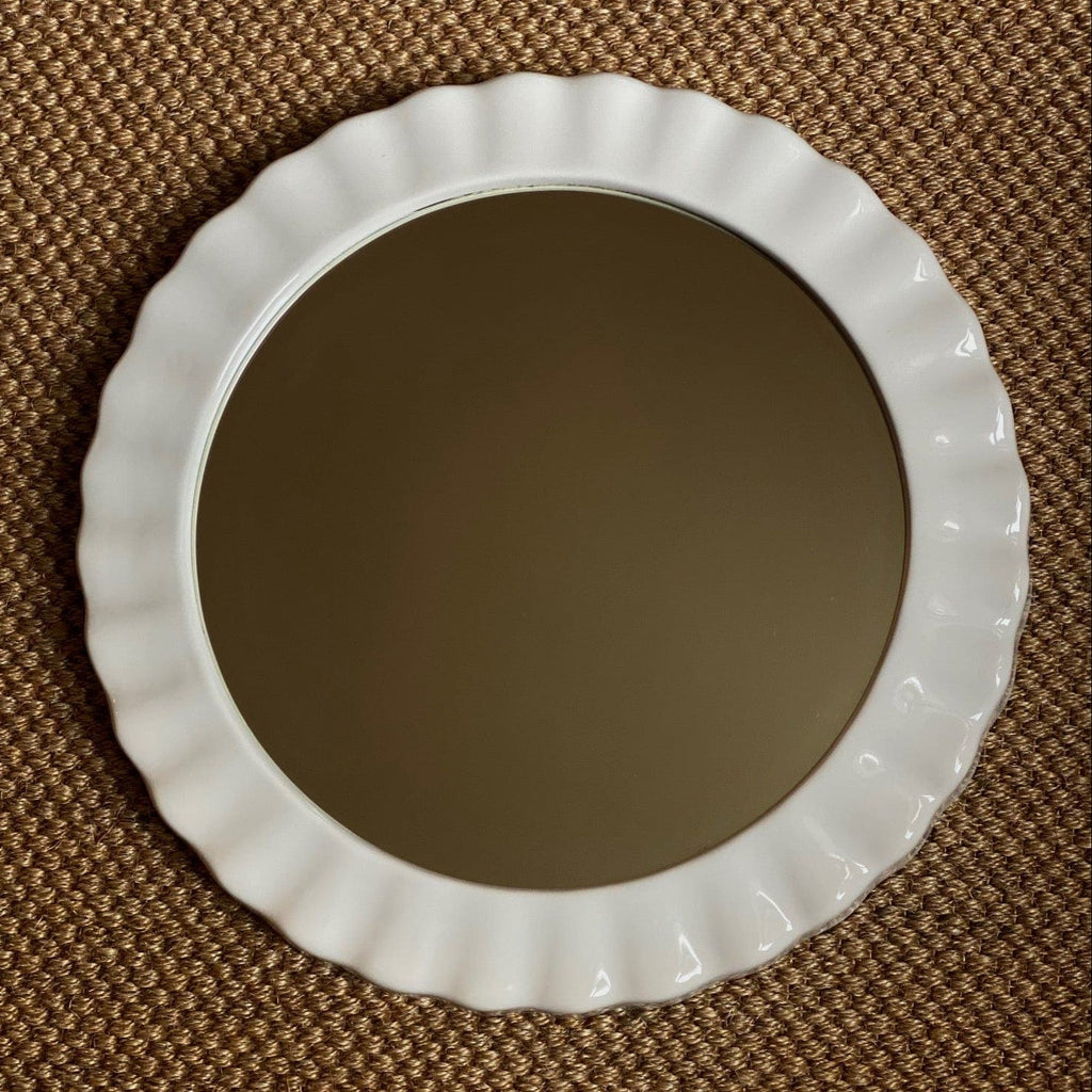 KEPT London Stock Balterley ceramic round mirror