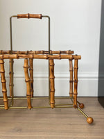 Load image into Gallery viewer, KEPT London Stock Bamboo and brass rack
