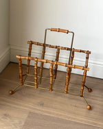 Load image into Gallery viewer, KEPT London Stock Bamboo and brass rack
