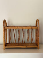 Load image into Gallery viewer, KEPT London Stock Bamboo and wicker wall shelves
