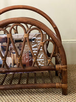 Load image into Gallery viewer, KEPT London Bamboo arched magazine rack
