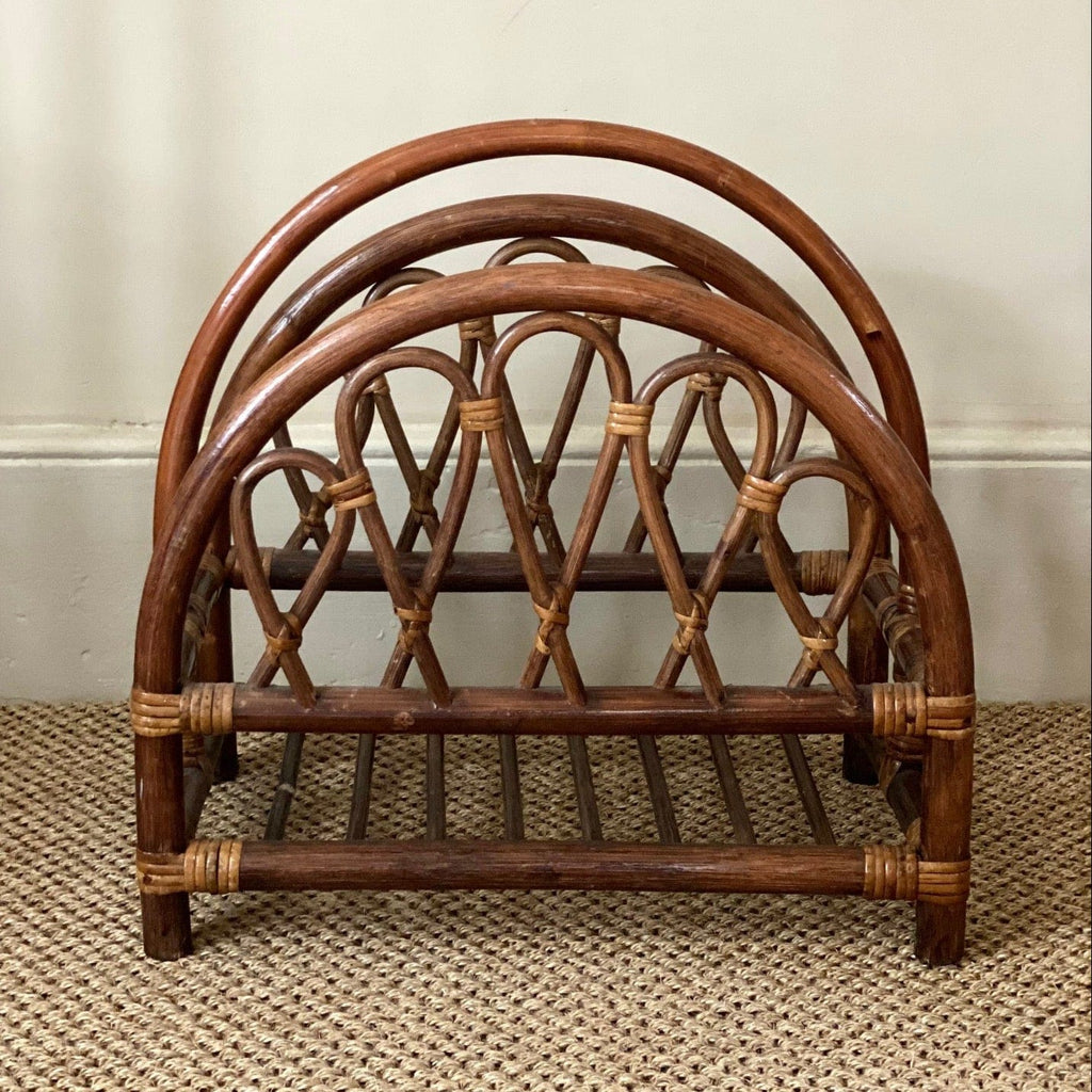 KEPT London Bamboo arched magazine rack
