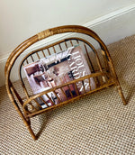 Load image into Gallery viewer, KEPT London Stock Bamboo folding magazine rack
