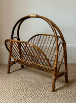 Load image into Gallery viewer, KEPT London Stock Bamboo folding magazine rack
