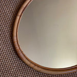 Load image into Gallery viewer, KEPT London Stock Bamboo mirror, oval
