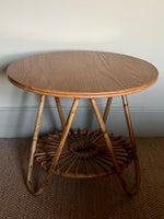 Load image into Gallery viewer, KEPT London Stock Bamboo table with wooden top
