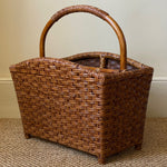 Load image into Gallery viewer, KEPT London Stock Bamboo woven magazine rack
