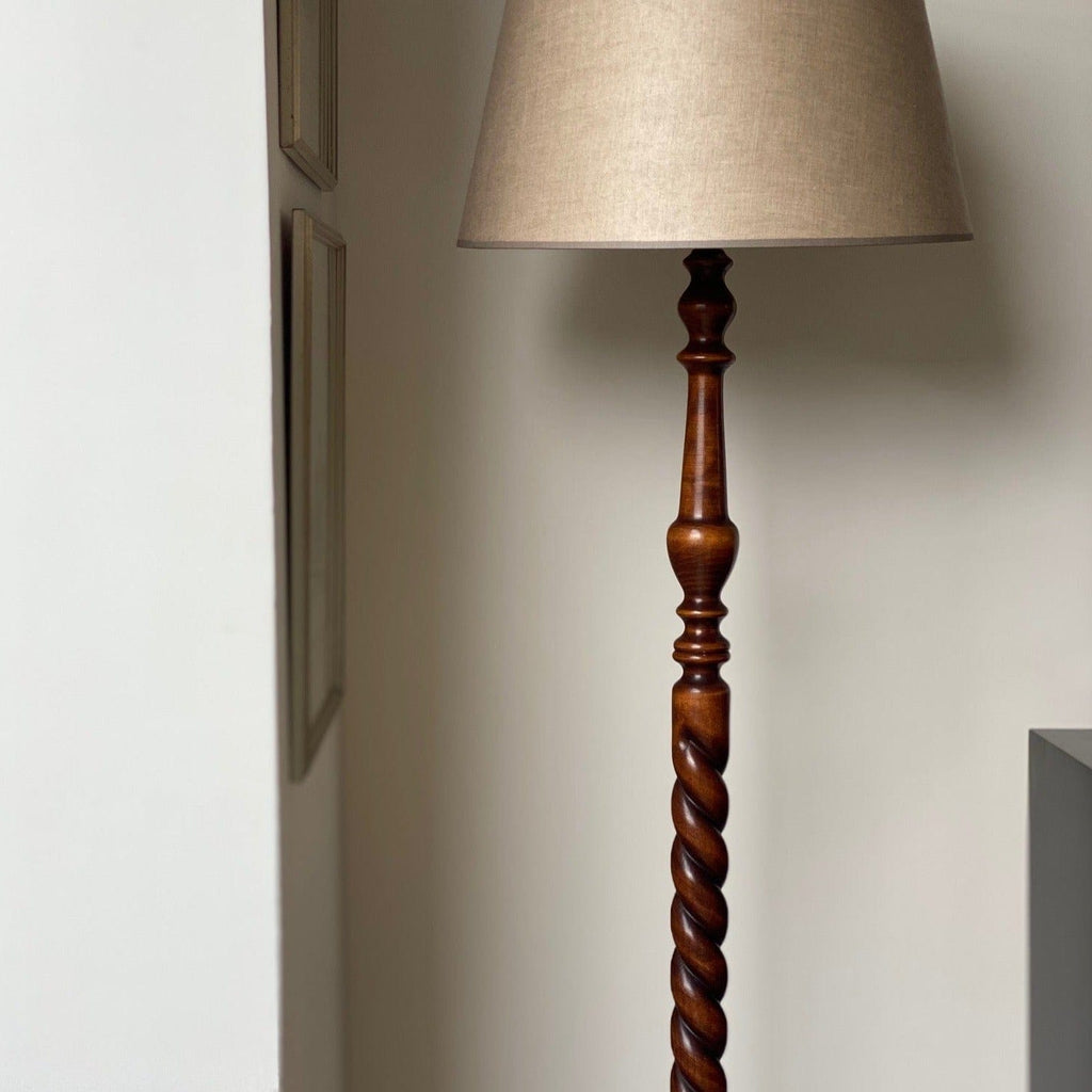 KEPT London Barley twist floor lamp