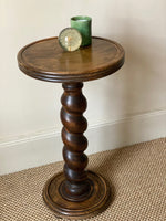 Load image into Gallery viewer, KEPT London Stock Barley twist round pedestal table
