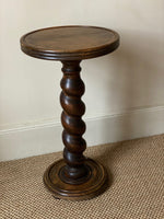 Load image into Gallery viewer, KEPT London Stock Barley twist round pedestal table
