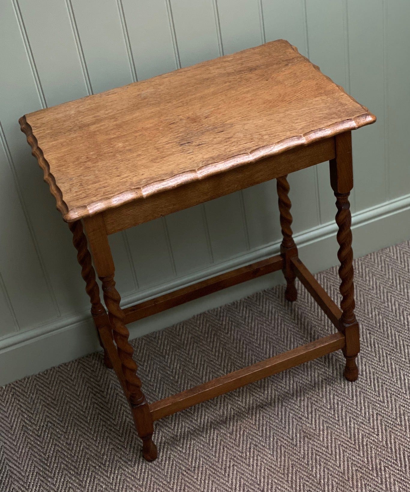 KEPT London Stock Barley twist side table