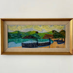 Load image into Gallery viewer, KEPT London Stock Beach with fishing boats, Sicily, signed Stig Kjelin (1914-1979)
