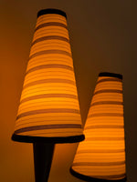 Load image into Gallery viewer, KEPT London Stock Black and brass double plug-in wall light
