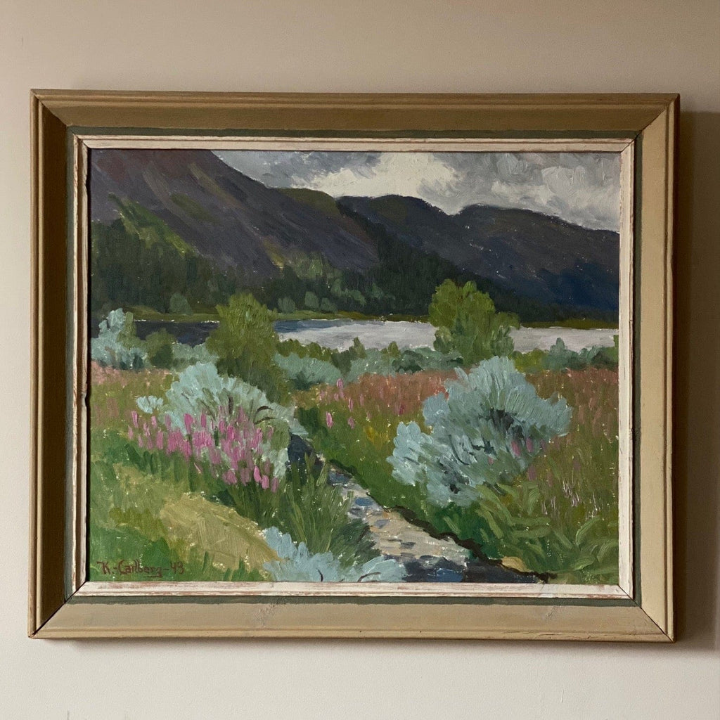 KEPT London Stock Blooming mountain landscape