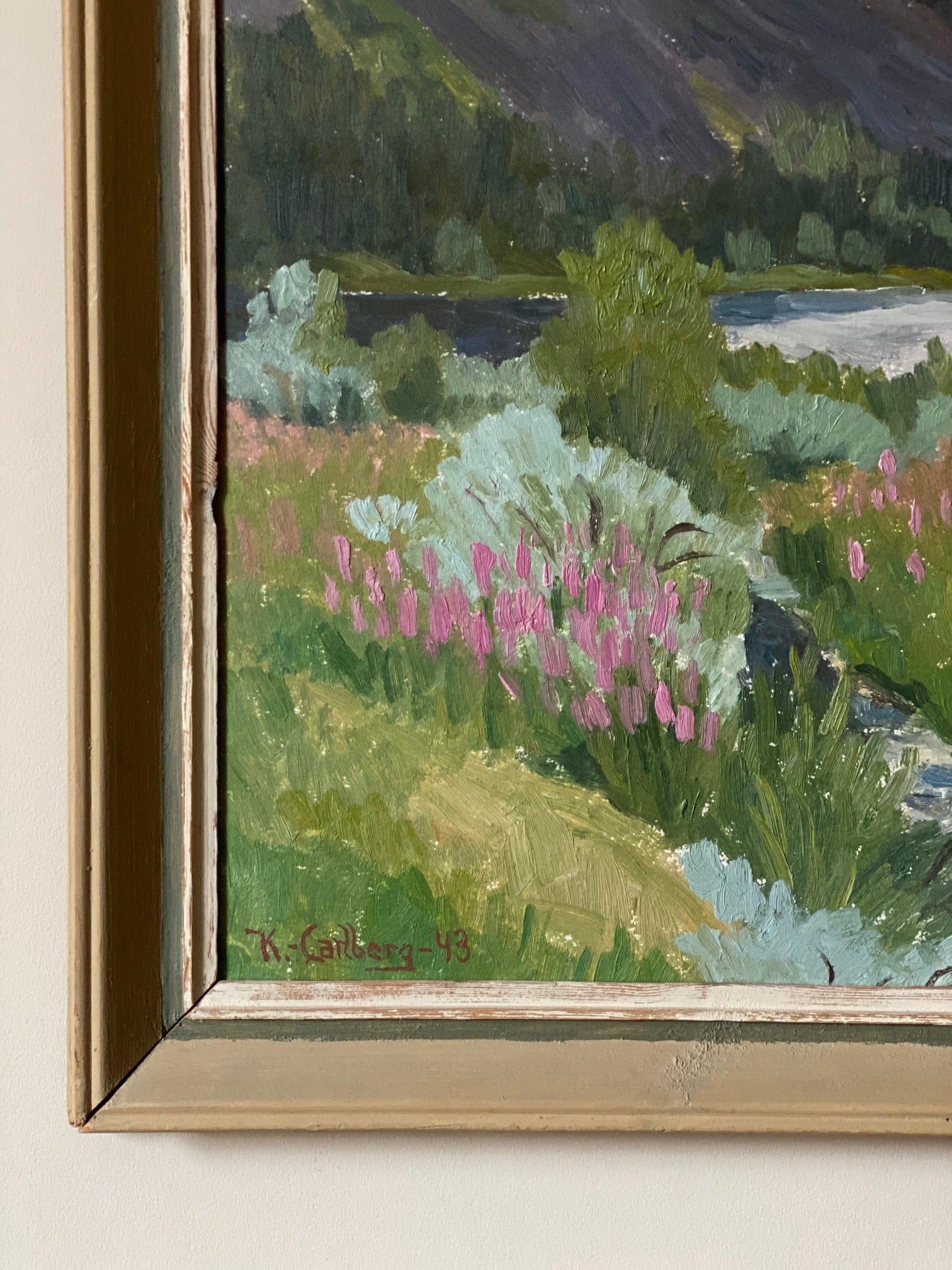 KEPT London Stock Blooming mountain landscape