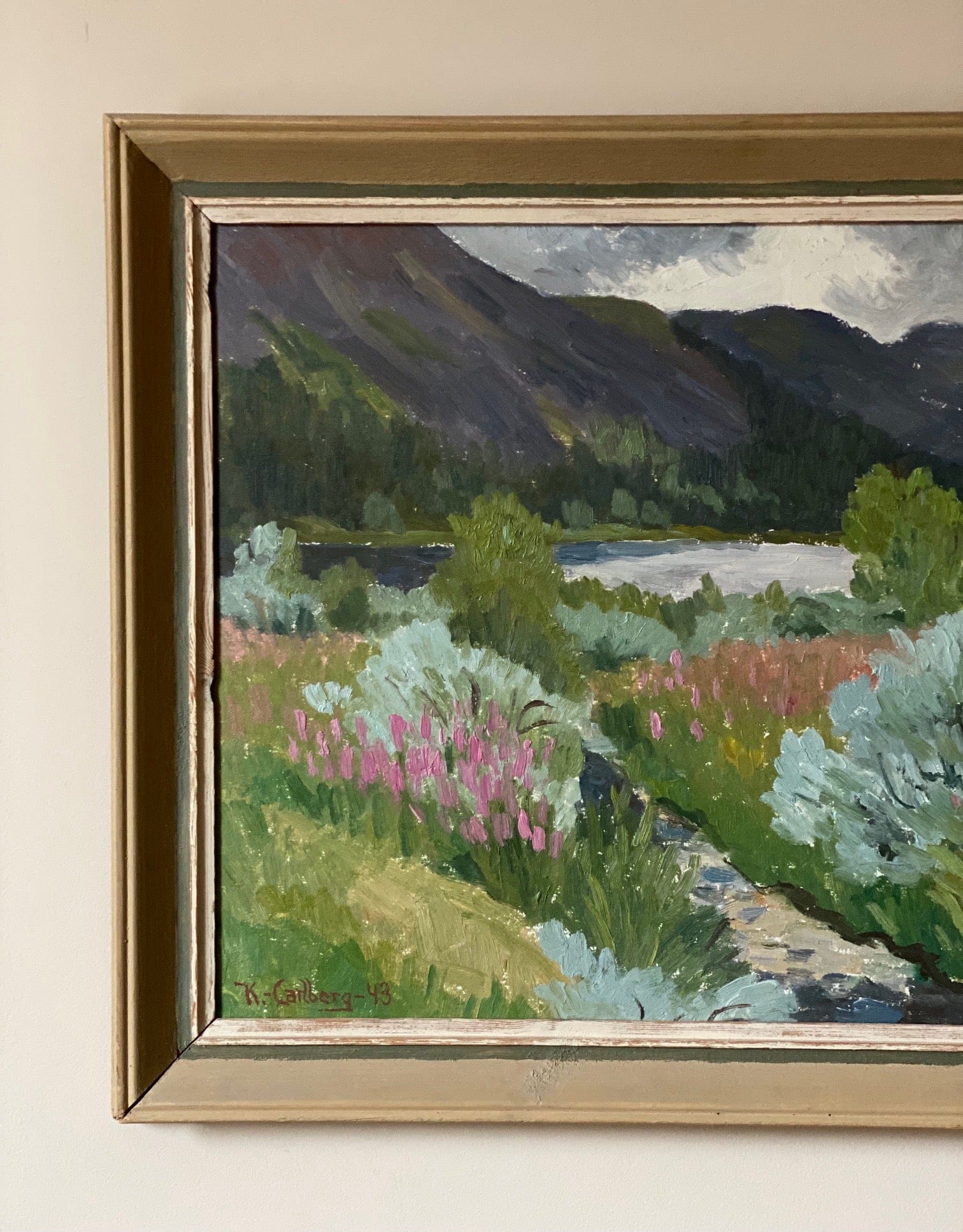 KEPT London Stock Blooming mountain landscape