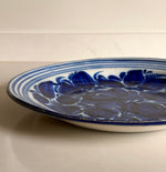 Load image into Gallery viewer, KEPT London Stock Blue and white charger plate
