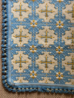 Load image into Gallery viewer, KEPT London Stock Blue and yellow Casa Pupo rug
