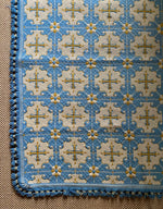 Load image into Gallery viewer, KEPT London Stock Blue and yellow Casa Pupo rug
