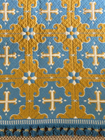 Load image into Gallery viewer, KEPT London Stock Blue and yellow Casa Pupo rug
