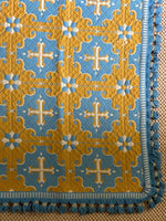 Load image into Gallery viewer, KEPT London Stock Blue and yellow Casa Pupo rug
