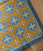 Load image into Gallery viewer, KEPT London Stock Blue and yellow Casa Pupo rug
