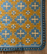 Load image into Gallery viewer, KEPT London Stock Blue and yellow Casa Pupo rug
