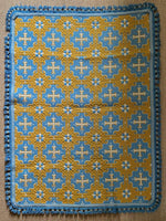 Load image into Gallery viewer, KEPT London Stock Blue and yellow Casa Pupo rug
