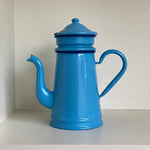 Load image into Gallery viewer, KEPT London Stock Blue enamel coffee pot
