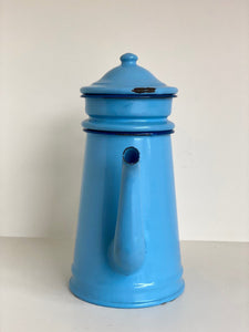 KEPT London Stock Blue enamel coffee pot