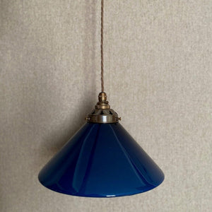KEPT London Blue glass pendant light