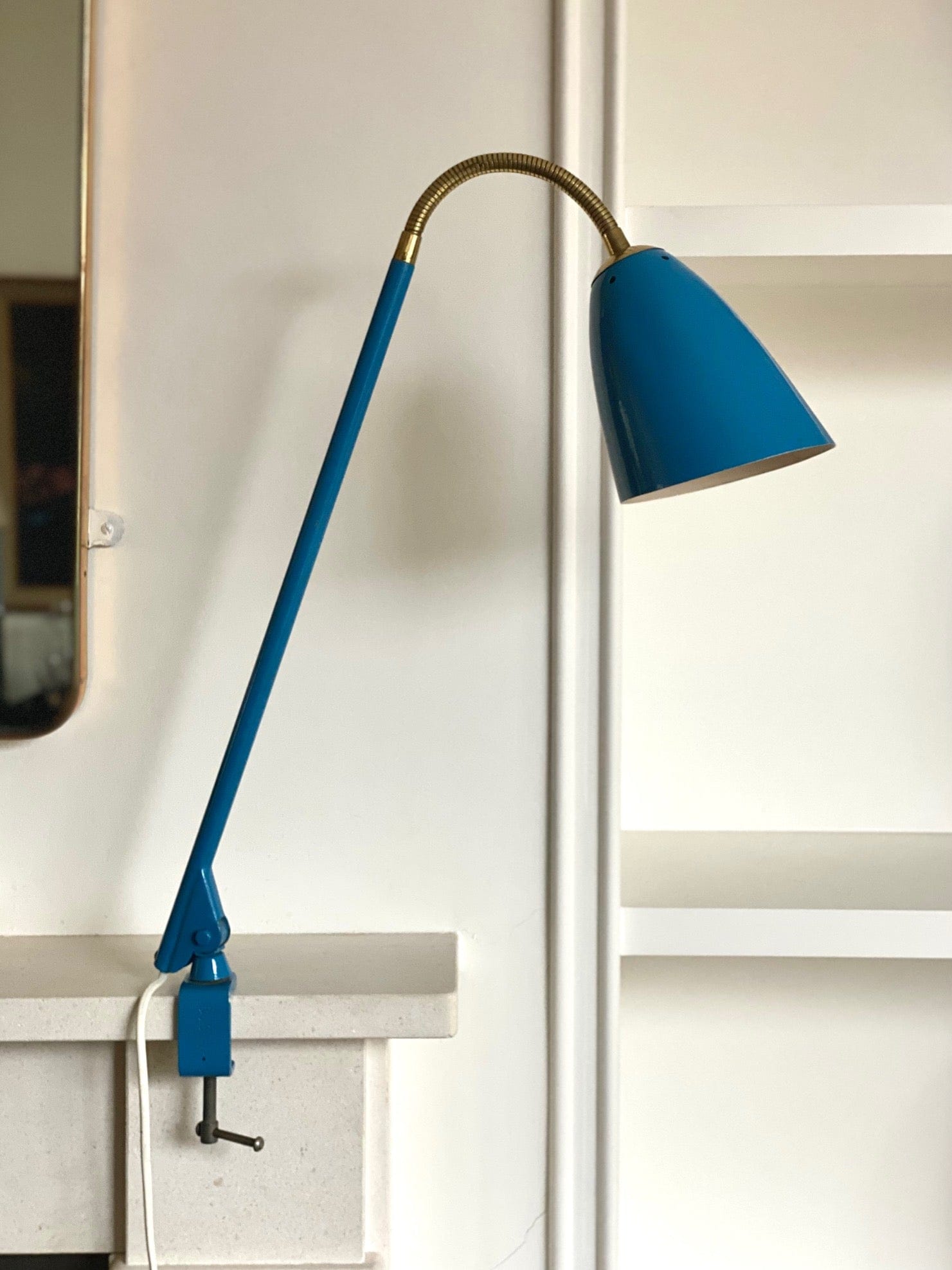 KEPT London Blue metal wall light