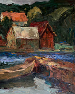 Load image into Gallery viewer, KEPT London Stock Boats and houses, 1973
