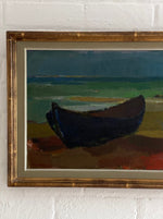 Load image into Gallery viewer, KEPT London Boats on the beach, by IB Tollberg (1911–1984)
