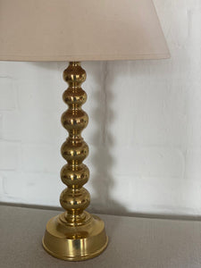 KEPT London Bobbin brass table lamp