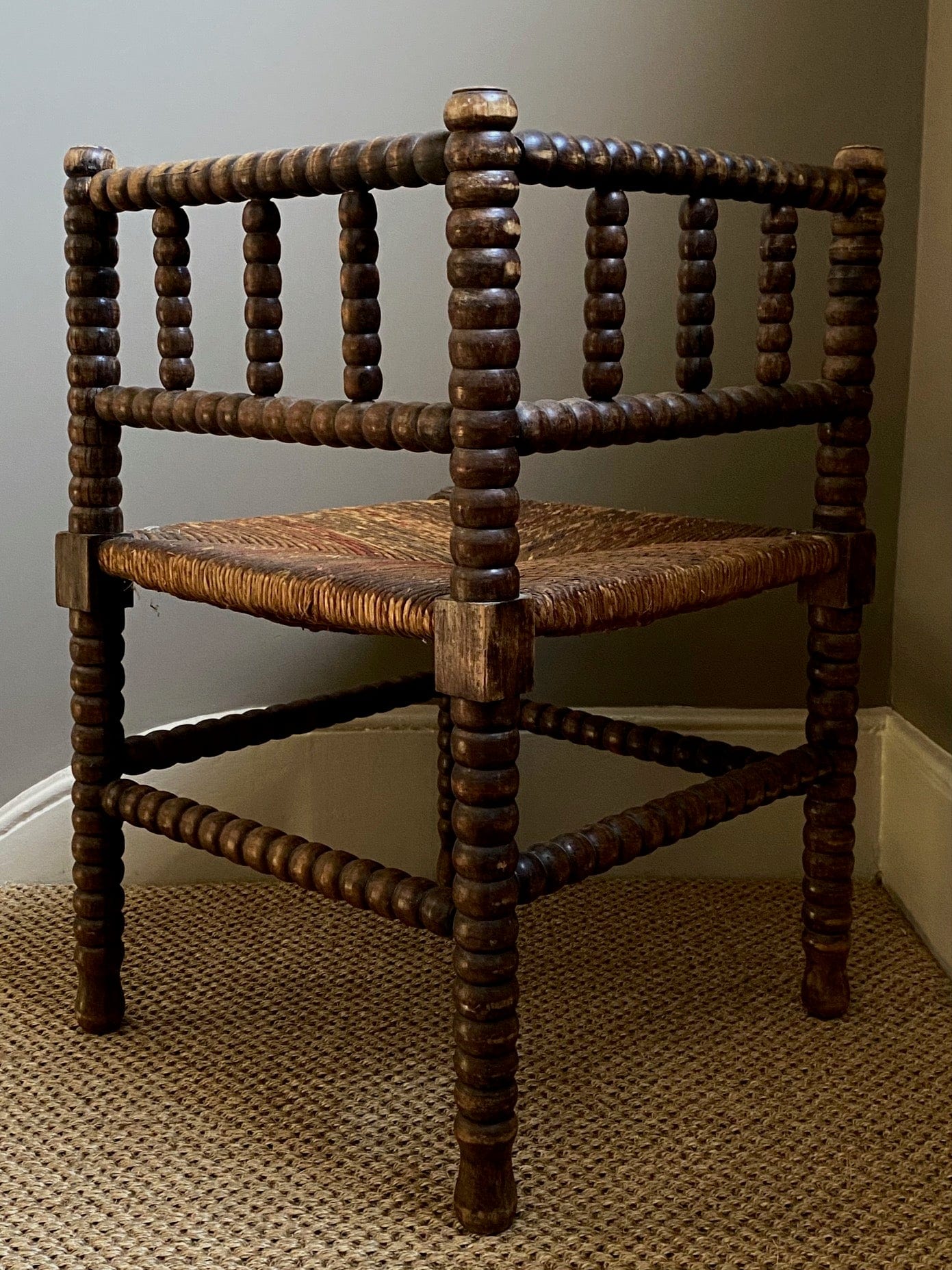 KEPT London Stock Bobbin corner chair