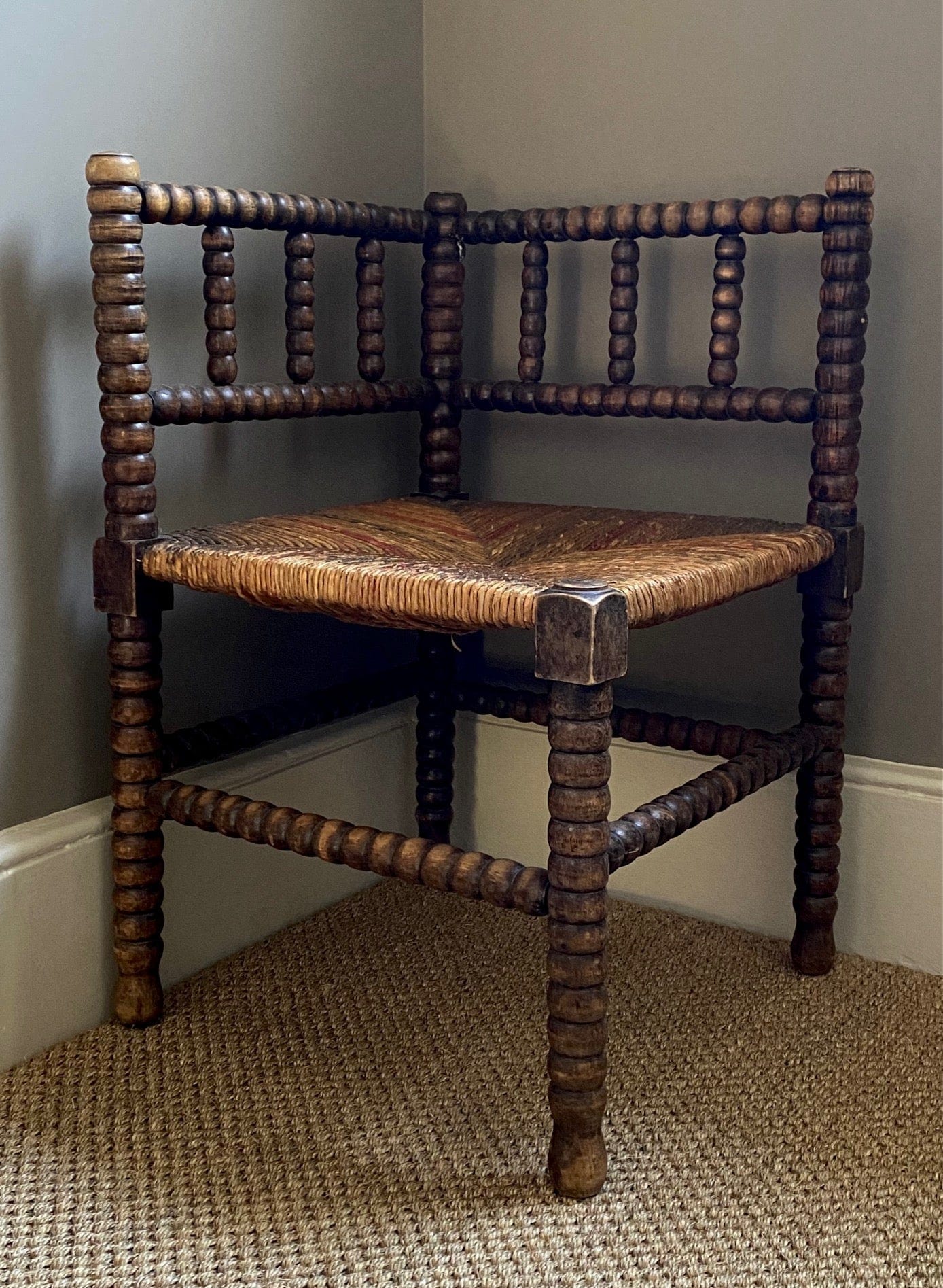 KEPT London Stock Bobbin corner chair