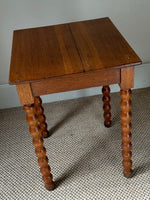 Load image into Gallery viewer, KEPT London Stock Bobbin leg oak table
